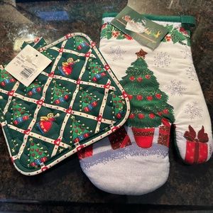 Oven mitt and pot holder